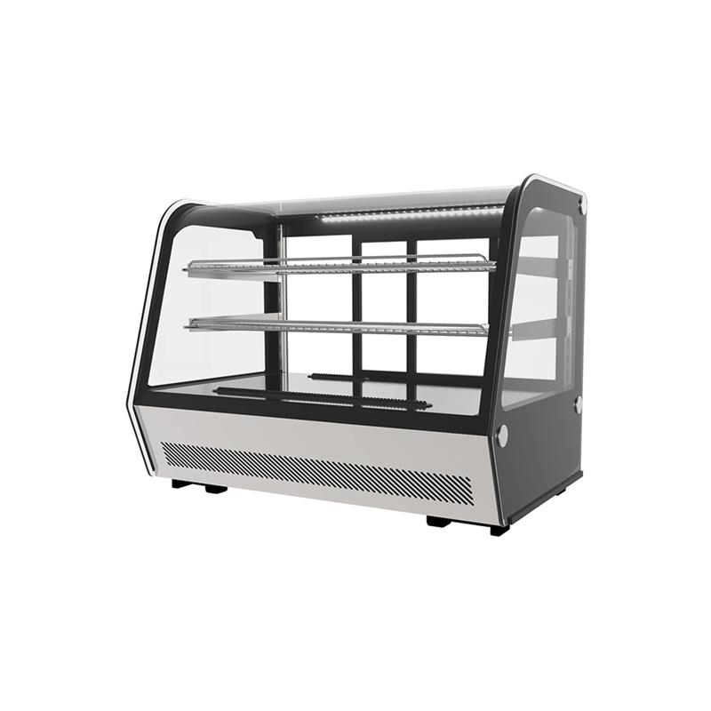 Heladera Sobre Mostrador ITALY Vidrio Curvo 160 Lts - 2 Est. (880x568x686)
