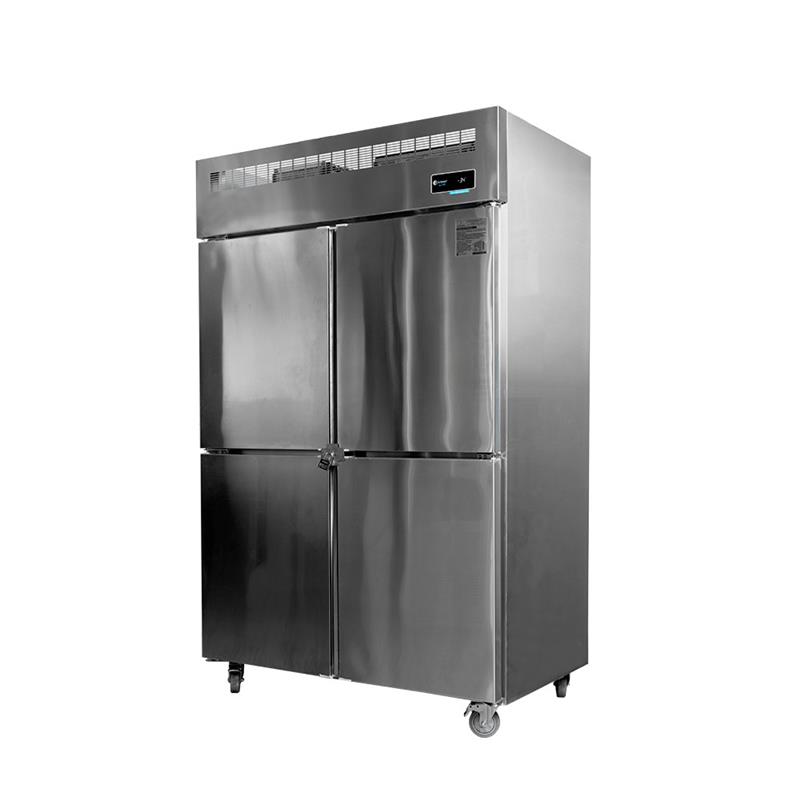 Heladera Almacenera Ciega ITALY 4 Puertas 1000 Lts (1250x750x1920) Acero Inox FORZADO