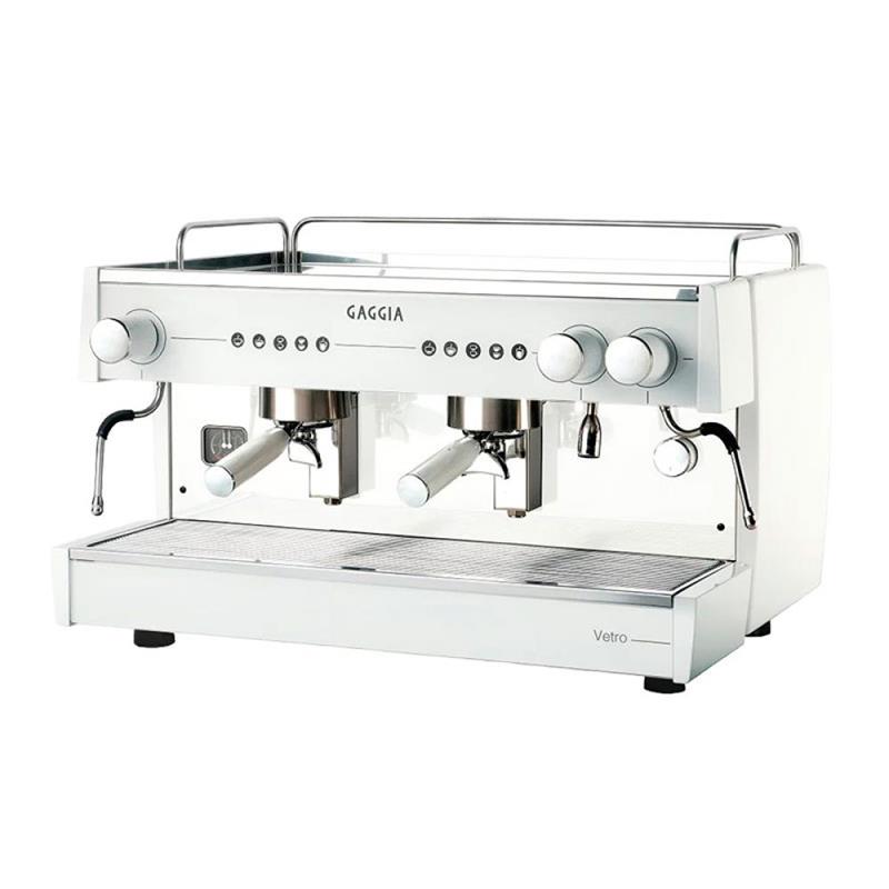 MAQUINA PROFESIONAL DE CAFE ESPRESSO GAGGIA VETRO 2G 25 WHITE